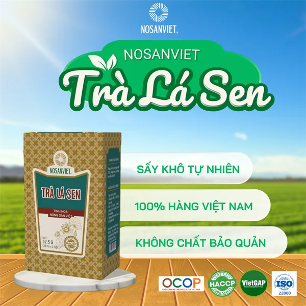 TRÀ LÁ SEN (62.5g hộp giấy mẫu mới)