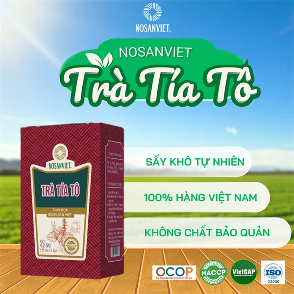 TRÀ TÍA TÔ (62.5g hộp giấy mẫu mới)