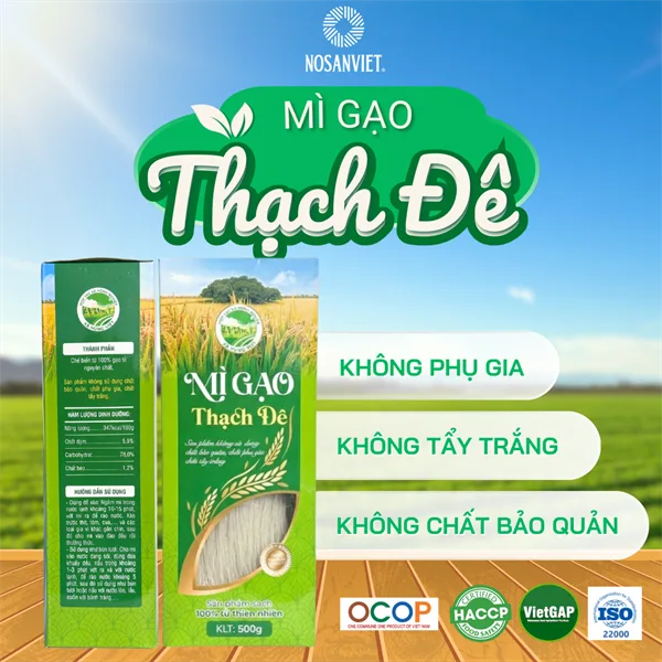 Mỳ gạo Thạch Đê 500g (dạng hộp)